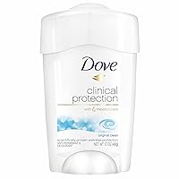 Clinical Protection Antiperspirant Deodorant For Sweat and Odor Protection Original Clean Antiperspirant For Women Made With 1/4 Moisturizers 1.7 oz