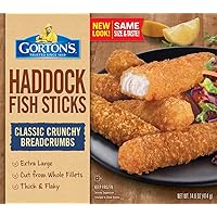 Premium Breaded Wild-Caught Haddock Fish Sticks, 0.9125 lb