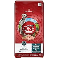Purina ONE Plus Large Breed Puppy Food Dry Formula - 40 Lb. Bag.