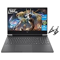HP 2024 Newest Victus Gaming Laptop, 15.6 Inch 144Hz FHD Display, Intel Core i5-12500H, GeForce RTX 4060, 64GB RAM, 2TB SSD, Backlit Keyboard, WiFi 6, Fast Charge, Windows 11 Pro, with Laptop Stand