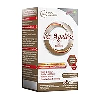 LABO Nutrition Le Ageless – Placenta Cell Rejuvenating Therapy from Japan – Enhanced with Collagen Peptide and Brewer’s Yeast to Supports Immune Health, Skin Regeneration, Anti-Aging – 60 Capsules
