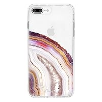 Case Designed for The Apple iPhone 8 Plus, iPhone 7/6/6s Plus, Dusty Agate (Exotic Marble) - Military Grade Protection - Drop Tested - Matte Finish