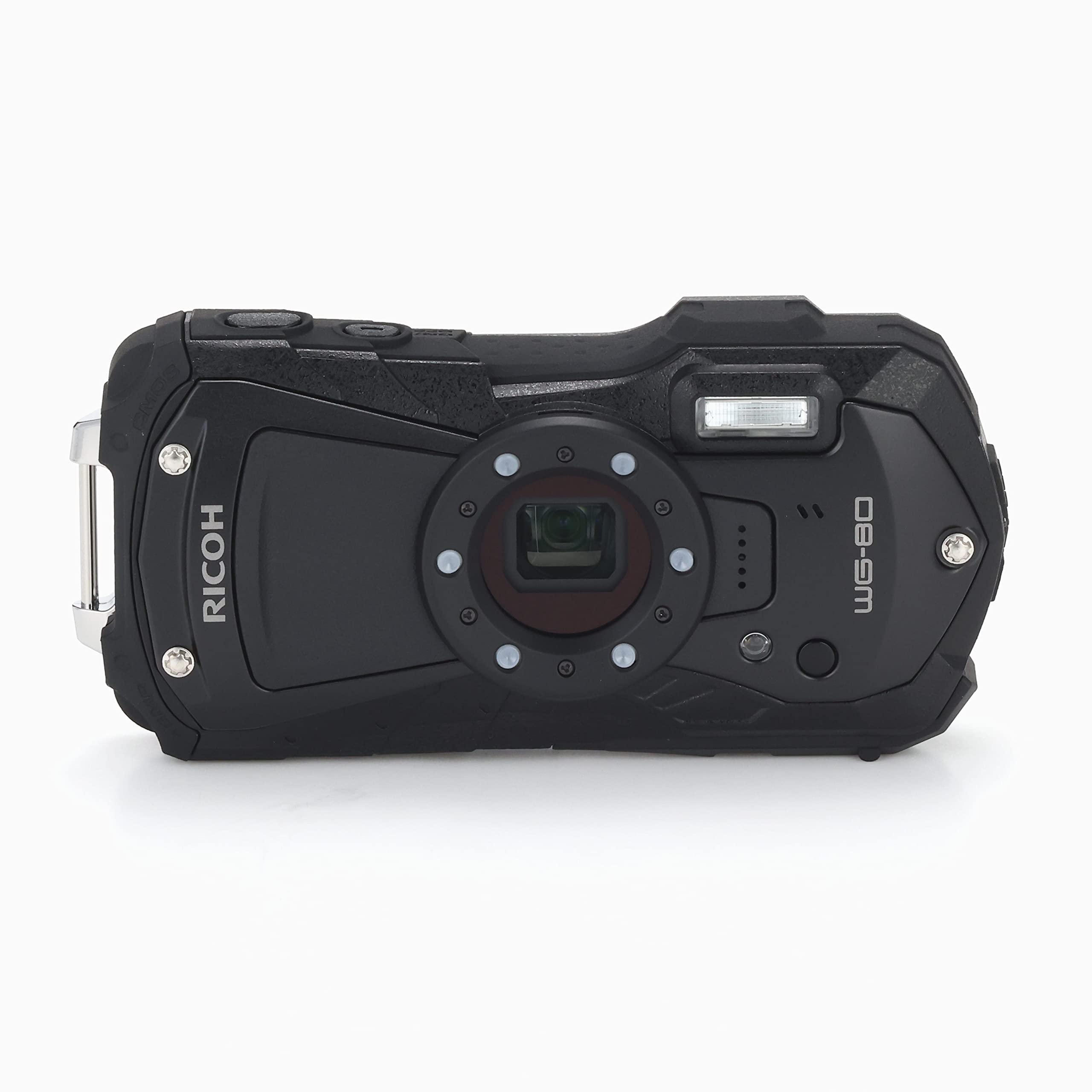 Ricoh WG-80 Black Waterproof Digital Camera Shockproof Freezeproof Crushproof (International Version)