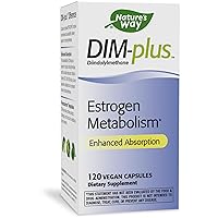 DIM-Plus, DIM Supplement, Supports Balanced Estrogen Metabolism*, Diindolylmethane, 120 Vegetarian Capsules