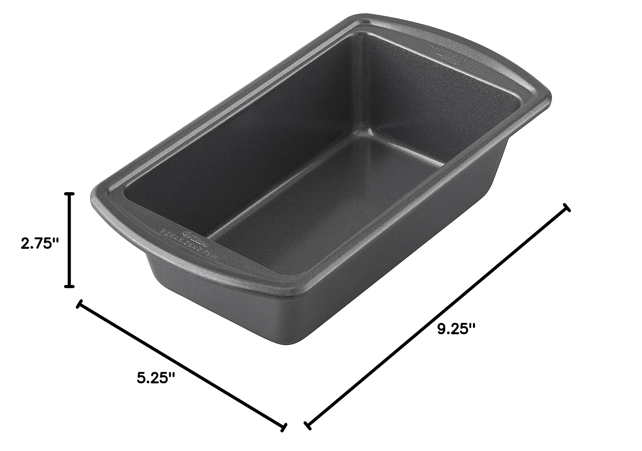 Wilton Advance Select Premium Non-Stick Loaf Pan, 9.25 x 5.25 Inches, Steel, Silver