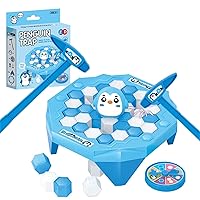 Board Game, Ice Break Game Toy, Tabletop Toy, Table Game, Save Penguin, Play Ice Ball, Penguin Crush Ice Game, Brain Training, Puzzle, 3D Game, Team Game, Educational Toy, Family, Parent and Child,