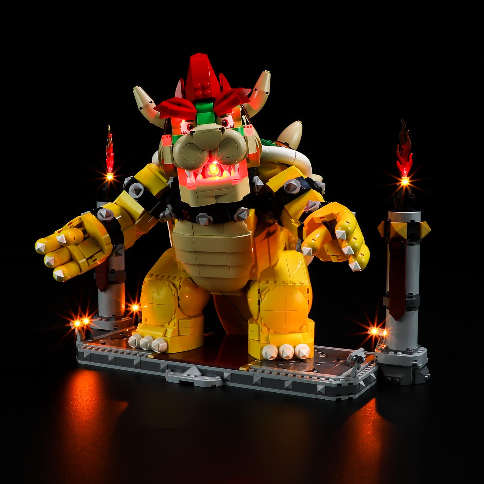LIGHTAILING Light for Lego-71411 The Mighty-Bowser - Led Lighting Kit Compatible with Lego Building Blocks Model - NOT Included The Model Set