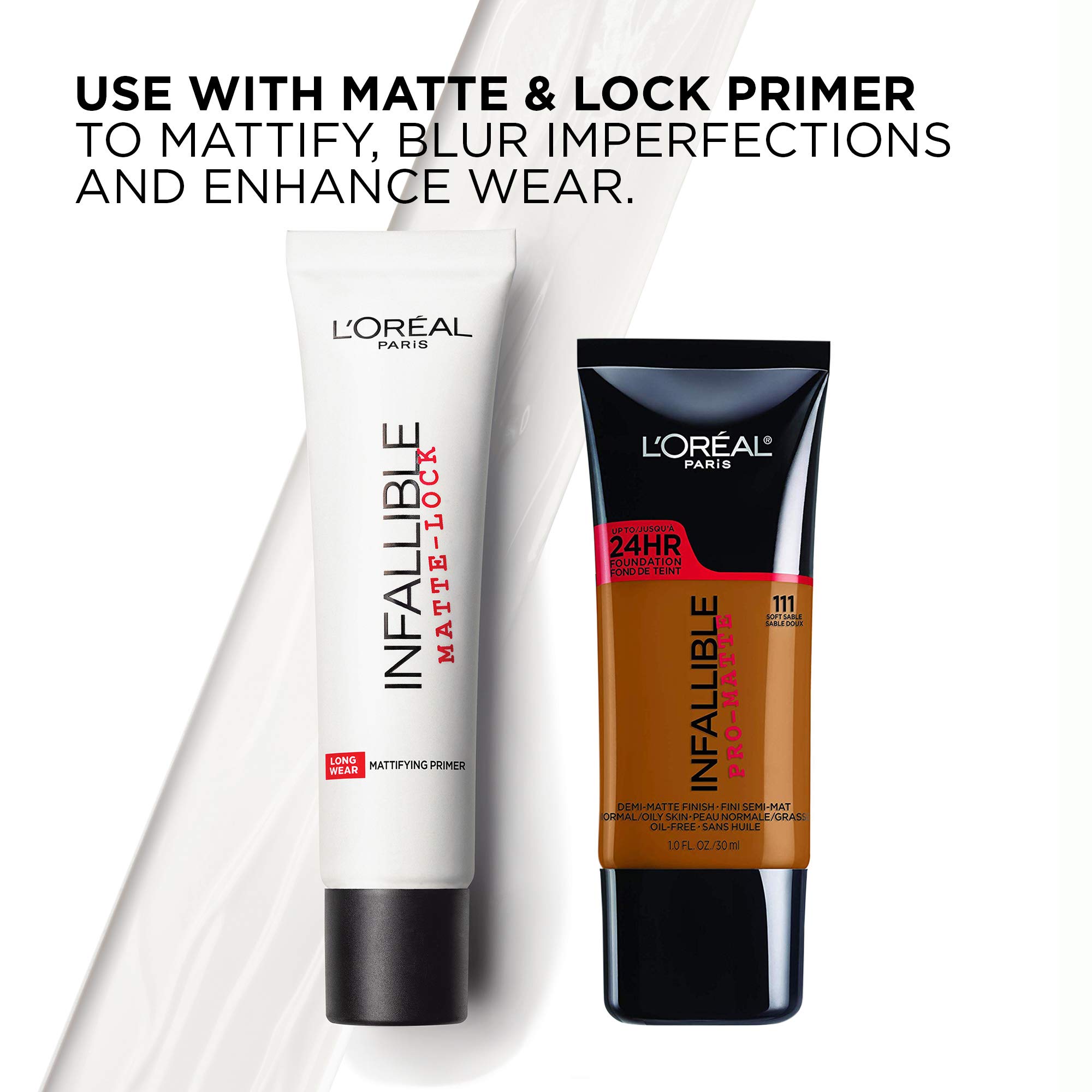 L’Oréal Paris Makeup Infallible Pro-Matte Liquid Longwear Foundation, True Alabaster 100, 1 fl; oz.
