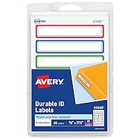 Avery(R) Durable Labels for Kids' Gear, 5/8