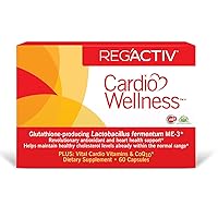 Reg'Activ Cardio Wellness with Glutathione Producing Lactobacillus fermentum ME-3, Pantethine and CoQ10