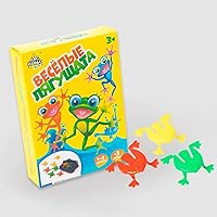 Exciting Frog Game - Весёлые Лягушата - 3D Action Speed and Attention Board Game for 2-4 Players - Develops Fine Motor Skills and Accuracy - Ages 3+