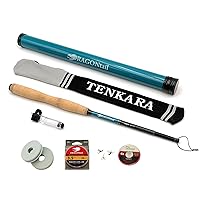 Aventik FreshStart Tenkara Rod in 7ft/8ft, Complete Beginner Tenkara Rod  Kit, 24T Carbon Fiber, Easy to Cast Flexible Durable Lightweight and  Compact