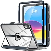 MoKo Case for iPad 10th Generation Case with Pencil Holder, iPad Case 10th Generation 2022 10.9