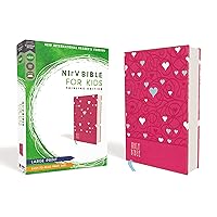 NIrV, Bible for Kids, Large Print, Leathersoft, Pink, Comfort Print: Thinline Edition NIrV, Bible for Kids, Large Print, Leathersoft, Pink, Comfort Print: Thinline Edition Leather Bound