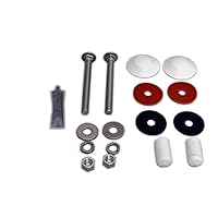 DB-TB-M Two Bolt Replacement Residential Pool, White Diving Board Mounting Kit