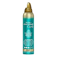 OGX Locking + Coconut Curls Decadent Creamy Mousse, 7.9 Ounce