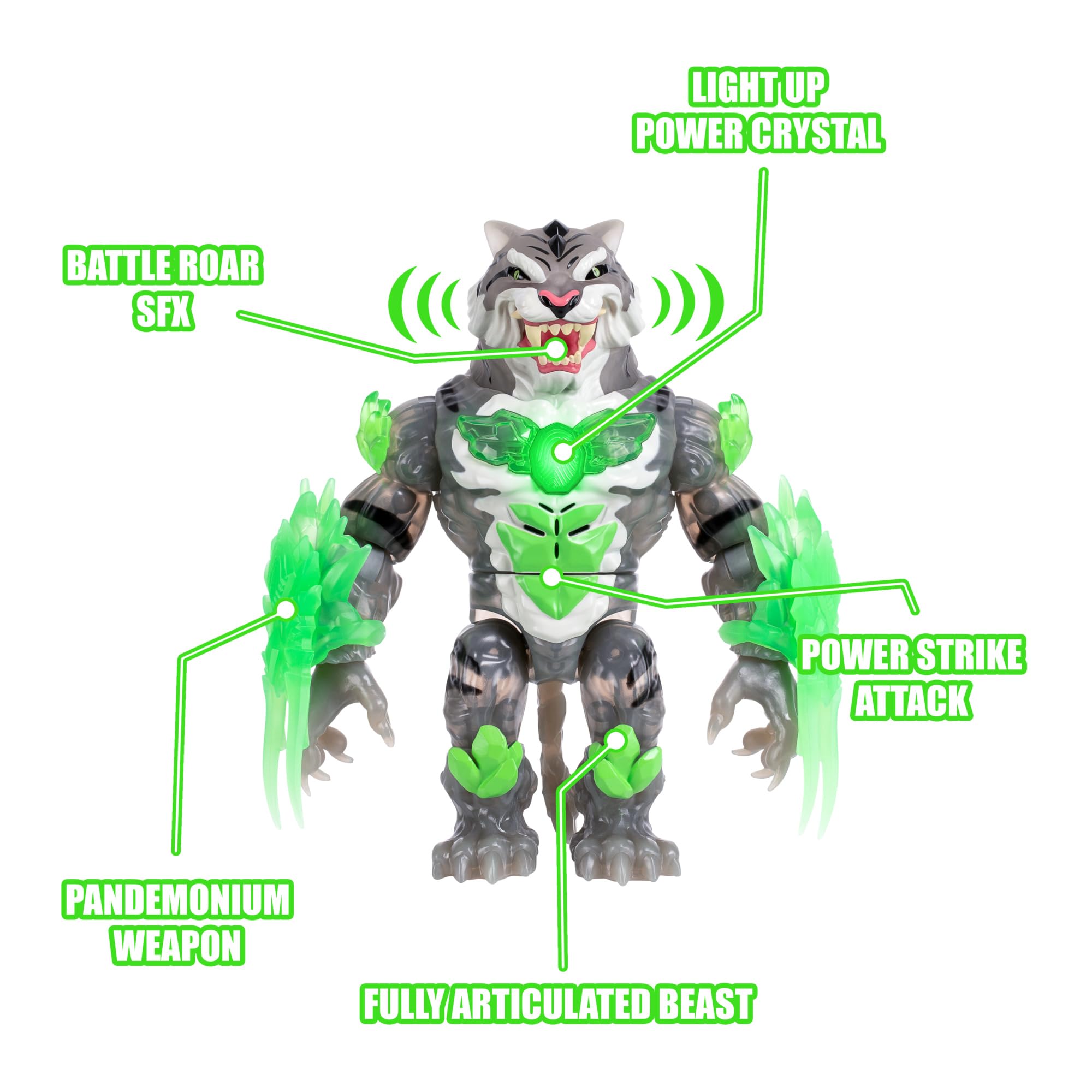 Beast Lab - 1 Pack Stealth Strike Cats Beast Creator. Add Ingredients and Follow The Experiment's Steps to Create Your Beast! with Real Bio Mist and 80+ Lights, Sounds and Reactions - Styles May Vary