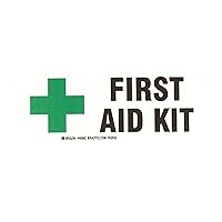46842 Information Sign (First Aid Kit), Aluminum, 3 1/2