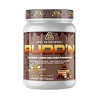 Pudd'n, Decadent Protein Pudding Mix, Full Disclosure Casein Blend, Sustained Release, 20G Protein, 17 Servings (Chocolate Moose Tracks, 2 lb)