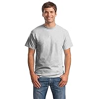 Hanes Men's Short Sleeve Beefy T-Shirt (Ash) (Small)