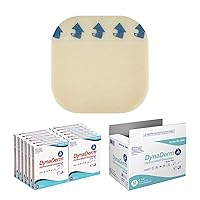 Dynarex DynaDerm Hydrocolloid Dressings, Sterile Moist Bandages Used for All Kinds of Wounds, 4