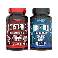 Turkesterone & Ecdysterone Stack, Build Muscle & Strength, Enhanced Absorption Technology (60 Servings)