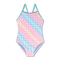 Speedo Girl's Swimsuit One Piece Thin Straps