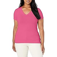 Nautica Women's Easy Comfort V-Neck Supersoft Stretch Cotton T-Shirt