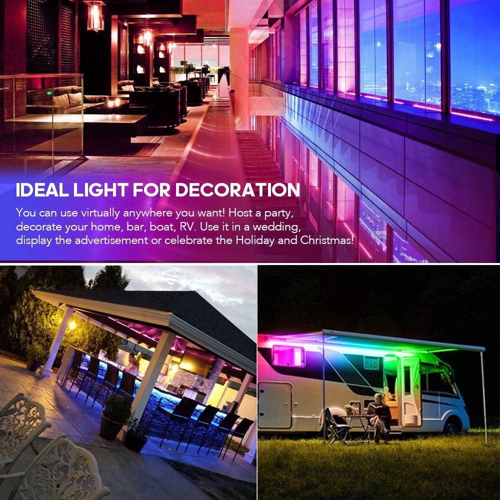 Mua KORJO Dream Color LED Strip Lights, 32.8ft/10M Bluetooth LED ...