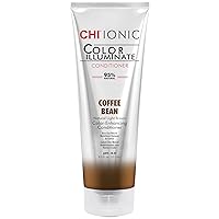 CHI Ionic Color Illuminate Conditioners - 95% Natural - Sulfate, Paraben and Gluten Free, Coffee Bean - 8.5 oz
