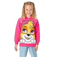 Paw Patrol Kids Hoodie | Boys Girls Chase Marshall Skye Everest OR Rubble Sweater Options | Yellow Navy Red Pink Blue 3D Ears