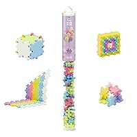 PLUS PLUS - Pastel Color Mix - 70 pc Tube, Construction Building Stem/Steam Toy, Kids Puzzle Blocks