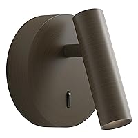 Astro Enna Surface Round LED Indoor Reading Light (Bronze) - Dry Rated - High Power LED Lamp, Designed in Britain - 1058126-3 Years Guarantee