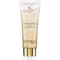 Absolute Gold 24K Facial Cleansing Gel - 24 KARAT GOLD, PEARL and SEAWEED EXTRACT. Excellent for all skin types. Minimizes pores and leaving skin glowing & radiant. FRAGRANCE FREE.