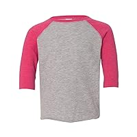 Clementine Toddler Baseball Fine Jersey T-Shirt RS3330 -VN HTH/VN HT 3T