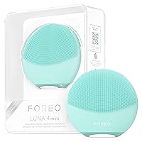 FOREO Luna 4 Mini Face Cleansing Brush & Face Massager | Premium Face Care | Enhances Absorption of Facial Skin Care Products | Simple Skin Care Tools | for All Skin Types