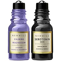 Calming Magnesium Lavender Orange Cedarwood & Anti Stress Sandalwood Jasmine with Neroli Pack of 2