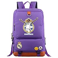 Jude Bellingham Laptop Bag Real Madrid CF Classic Backpack Wear Resistant Graphic Knapsack for Football Fans