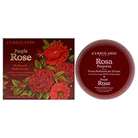 L'Erbolario Purple Rose Perfume Body Cream For Women 6.7 oz Cream