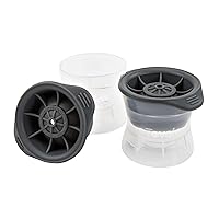 Tovolo Golf Ball Ice Molds (Set of 3) - Slow-Melting, Leak-Free, Reusable,  & BPA-Free Craft Ice Molds/Great for Whiskey, Cocktails, Coffee, Soda, Fun