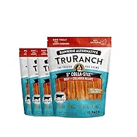 All-Natural Beef Stix, 4 Pack - Collagen Chips for Dogs, Rawhide Free, Made with Real Beef, Cleans Teeth & Promotes Joint Health