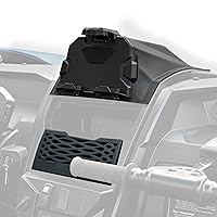 SAUTVS Electronic Device Holder with Storage Box Organizer Tray & Dashboard Dash Net with Anti-Slip Tray for Kawasaki Teryx