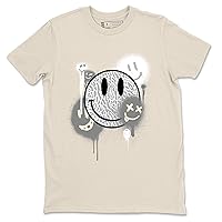 3s Craft Ivory Design Printed Smile Painting Sneaker Matching T-Shirt