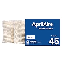 AprilAire 45 Water Panel Humidifier Filter Replacement for AprilAire Whole-House Humidifier Models 400, 400A, 400M (Pack of 2)