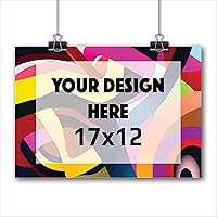 Custom Poster Prints - Upload Your Own Photo Image - Create Personalized Pictures Photo - Custom Tapestry for Bedroom Family Wall Art Prints 17x11 Horizontal