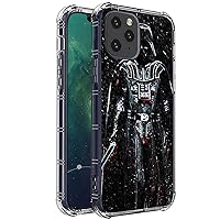 Compatible with iPhone 13 Pro Max Case,Clear with A Man with A Lightsaber Pattern Design Plastic TPU Bumper Protective Case for Apple iPhone 13 Pro Max