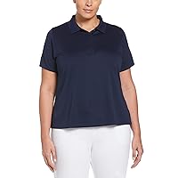 Callaway Women's Plus Swing Tech Short Sleeve Golf Polo Shirt