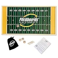 Wooden Football Board Game - Family Fun Indoor Outdoor Party Games Sport Simulation Tabletop Game in Yellow