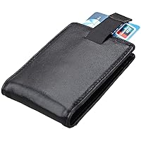 Wallet for Men Men's Vintage Wallet Card Set Leather RFID Vintage Wallet Multifunction Card Cases (Color, Blue, Size, S),Black,Small