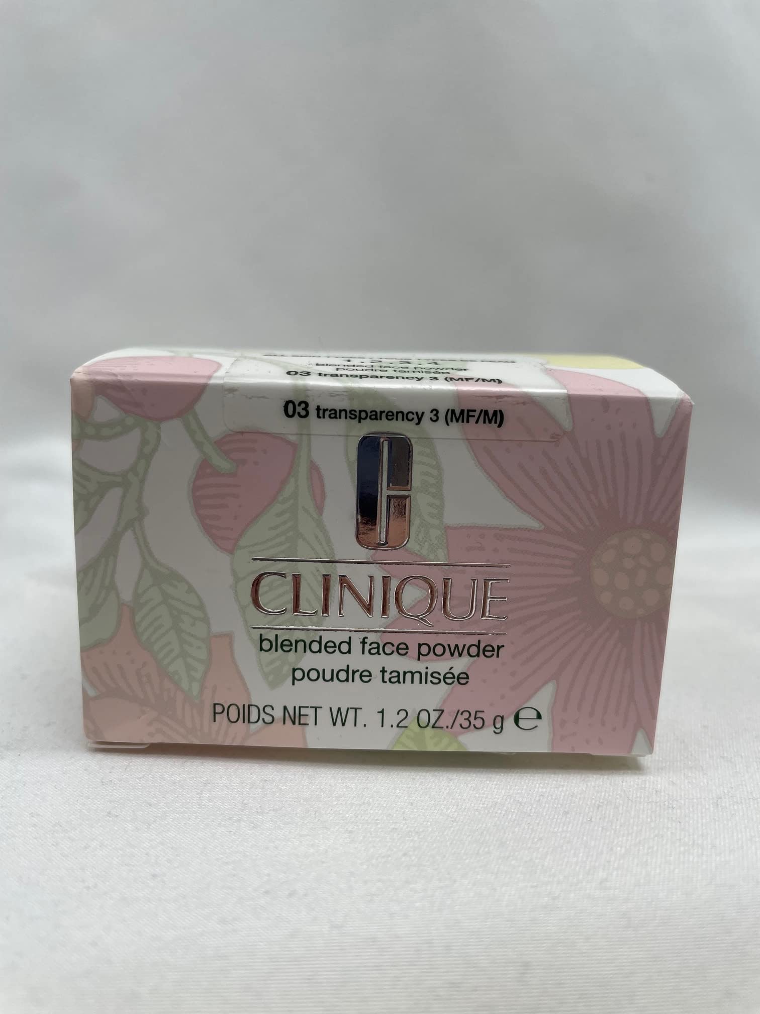 CLINIQUE TRANSPARENCY # 3 BLENDED FACE POWDER 1.2 Oz 35 G NO BRUSH